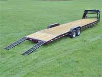 Steel Floor Car Hauler Trailer