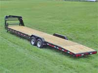 Steel Floor Car Hauler Trailer