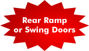 Rear Ramp or Swing Doors