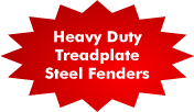 Treadplate Steel Fenders