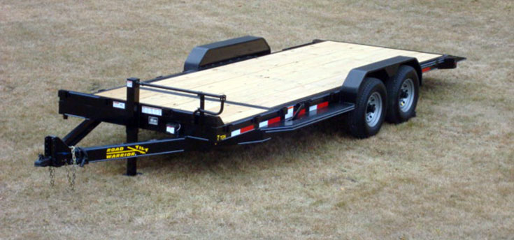 7 Ton Equipment Gravity Tilt Bed Trailer - Johnson Trailer Co. case skid steer wiring diagrams 