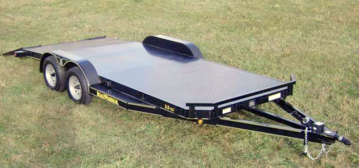 two car trailer weight