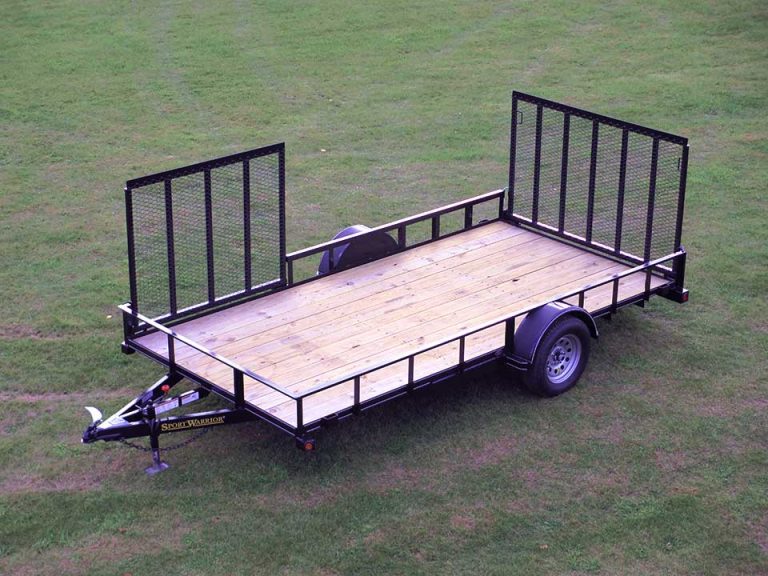 Single Axle Utility Trailer w/Side Ramp Pkg - Johnson Trailer Co.