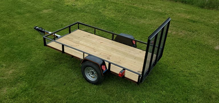 Mini-Single Axle Utility Trailer - Johnson Trailer Co.